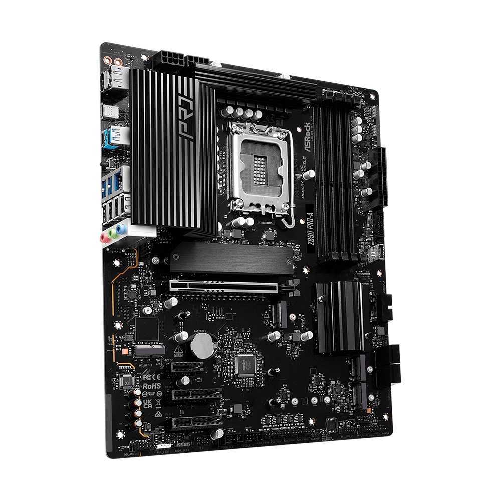 Placa-Mãe ASRock Z890 Pro-A, Intel LGA1851 Z890, ATX, DDR5 - 90-MXBP50-A0UAYZ 8