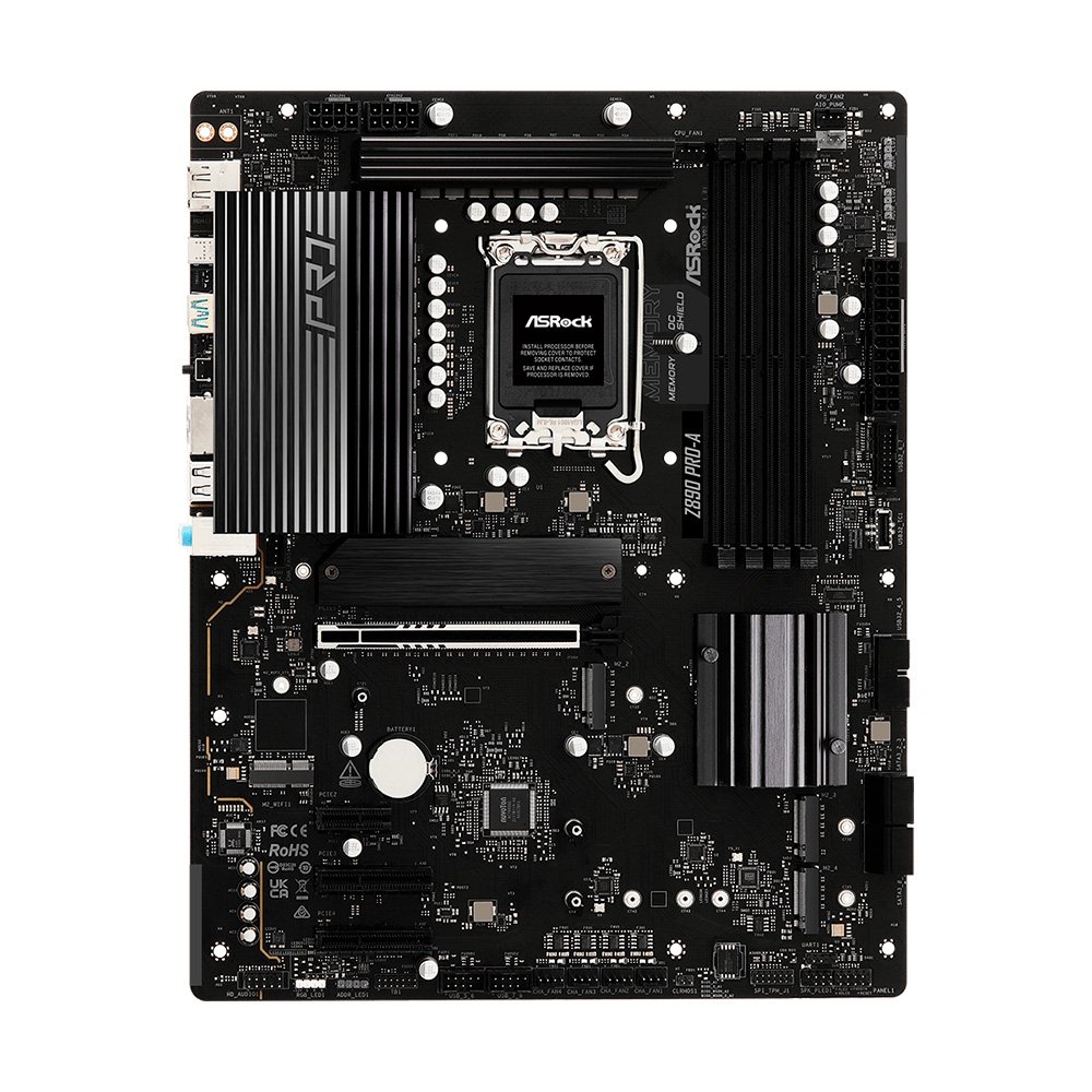 Placa-Mãe ASRock Z890 Pro-A, Intel LGA1851 Z890, ATX, DDR5 - 90-MXBP50-A0UAYZ 4