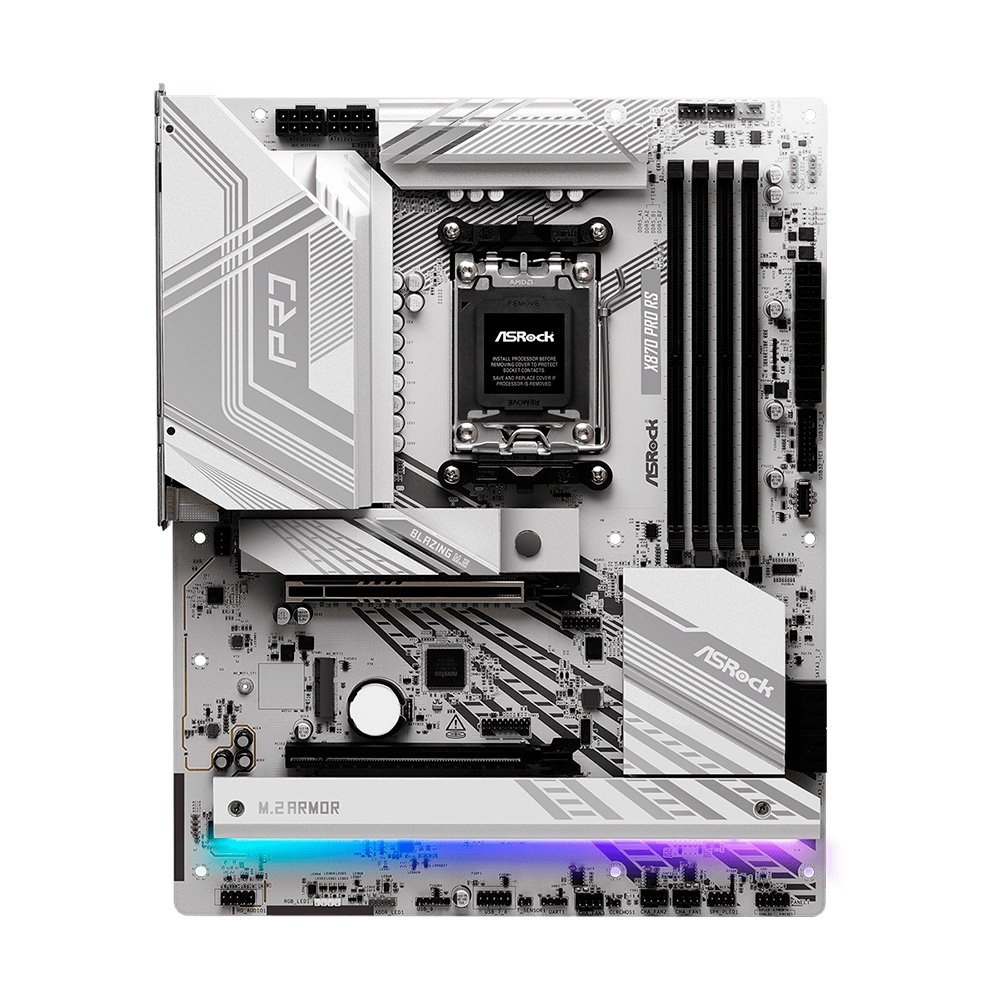 Placa-Mãe ASRock X870 Pro RS, Ryzen AM5 X870, ATX, DDR5 - 90-MXBPZ0-A0UAYZ 5