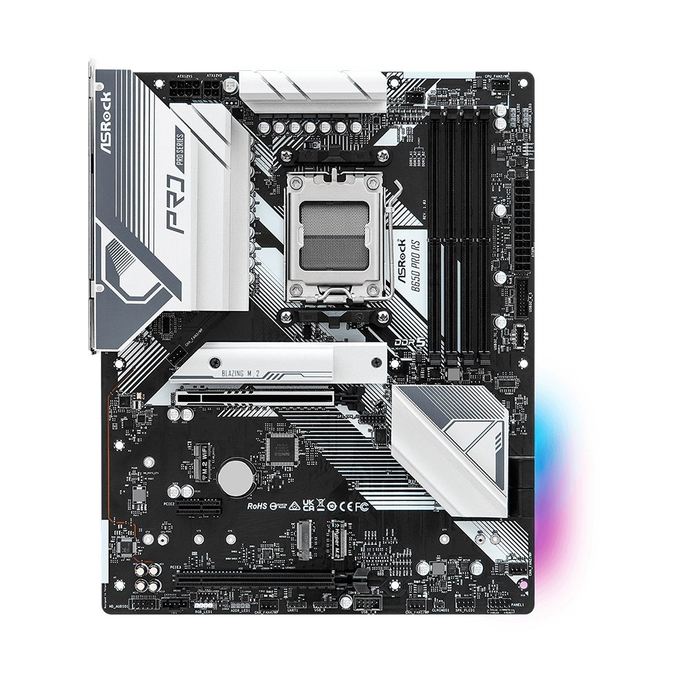 Placa-Mãe ASRock B650 Pro RS, Ryzen AM5 B650, ATX , DDR5 - 90-MXBL10-A0UAYZ - view 2