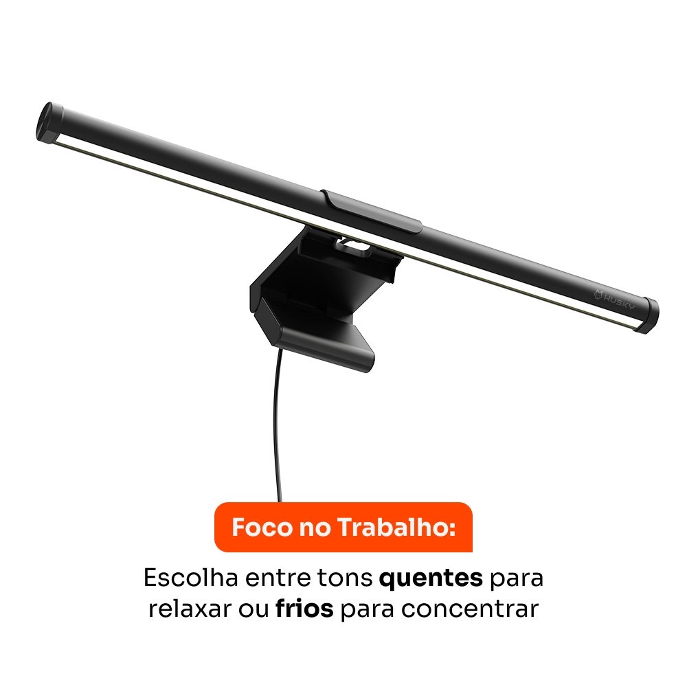 Luminária LED para Monitor Balão.info Spectra 100, Dual Tone, 5w, touch - HLU001PT - view 5