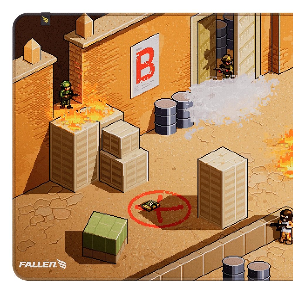 Imagem 5 de 5 do produto Mousepad Gamer Fallen Dust2, Estendido, Speed++, 900x400mm - MP04122