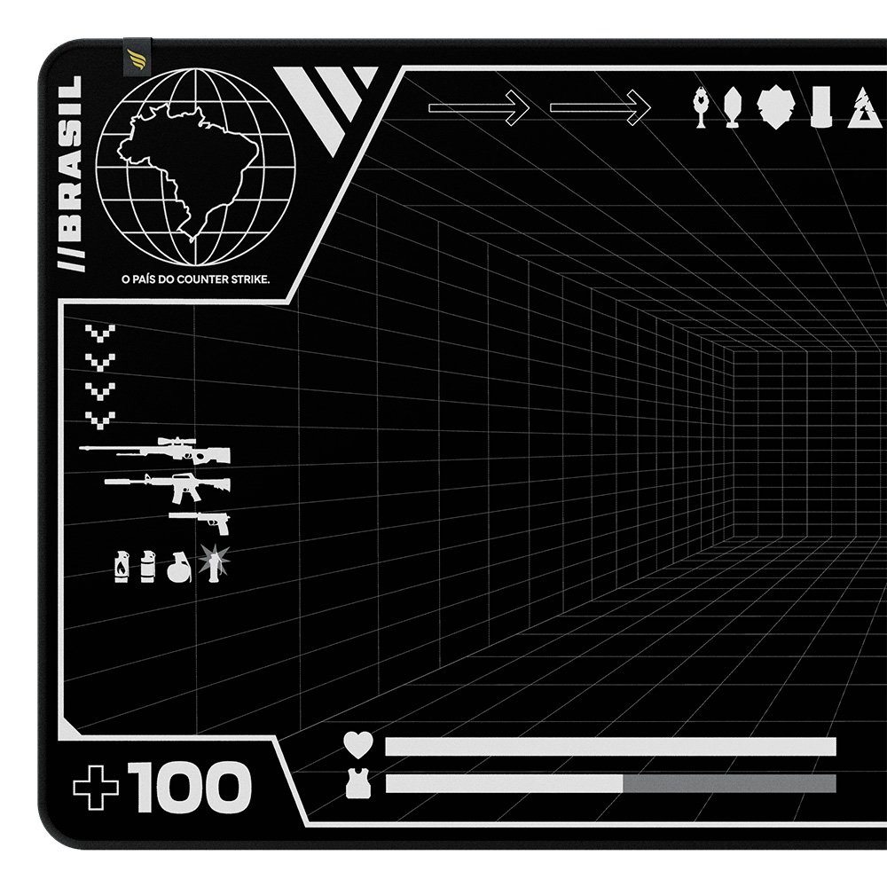 Mousepad Gamer Fallen Fallen.cfg, Estendido, Speed++, 900x400mm ( Balão.info - foto 3