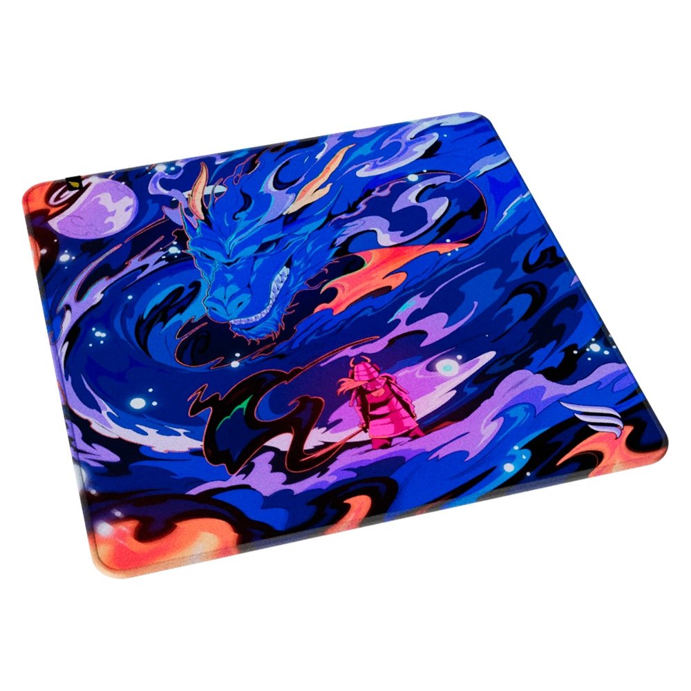 Imagem 2 de 5 do produto Mousepad Gamer Fallen Spirit Dragon, Grande, Speed++, 450x450mm - MP04051