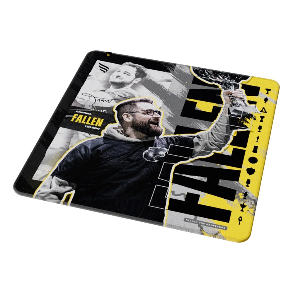 Imagem 2 de 5 do produto Mousepad Gamer Fallen The Professor, Grande, Speed++, 450x450mm - MP04101
