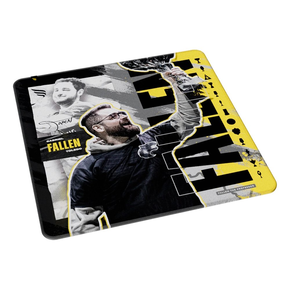 Imagem 3 de 5 do produto Mousepad Gamer Fallen The Professor, Grande, Speed++, 450x450mm - MP04101