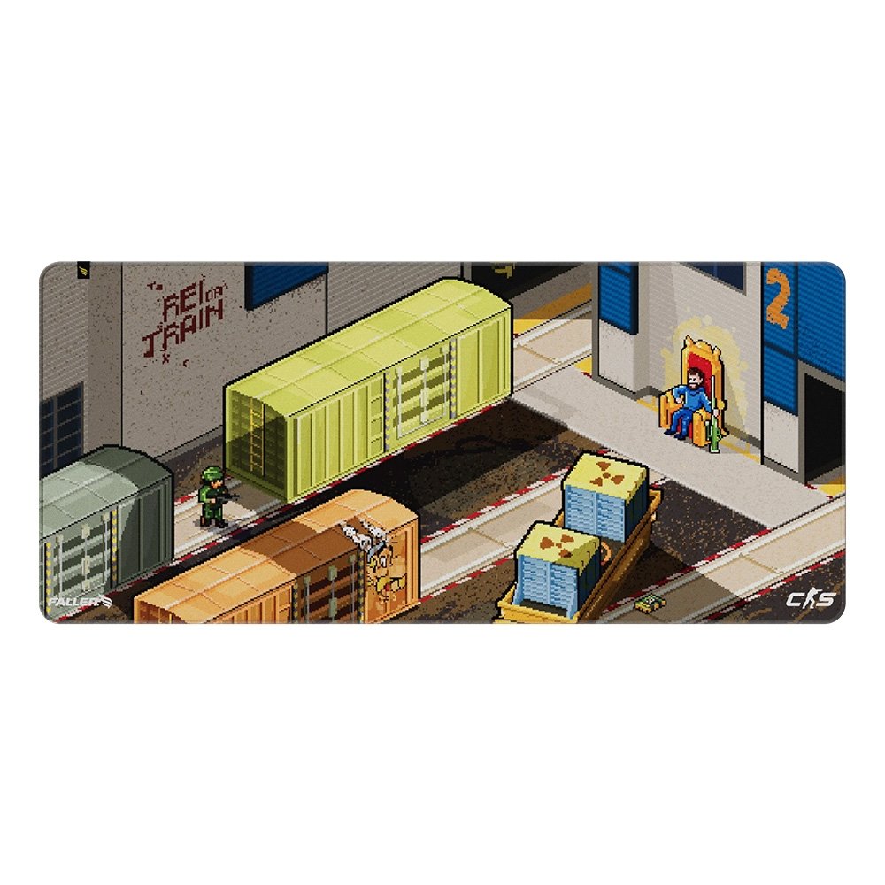 Mousepad Gamer Fallen Train, Estendido, Speed++, 900x400mm - MP04142 Mousepad Gamer Fallen Train, Estendido, Speed++, 900x400mm - MP04142