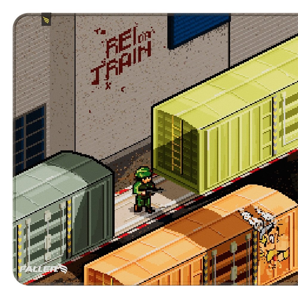 Mousepad Gamer Fallen Train, Estendido, Speed++, 900x400mm - MP04142 Mousepad Gamer Fallen Train, Estendido, Speed++, 900x400mm - MP04142