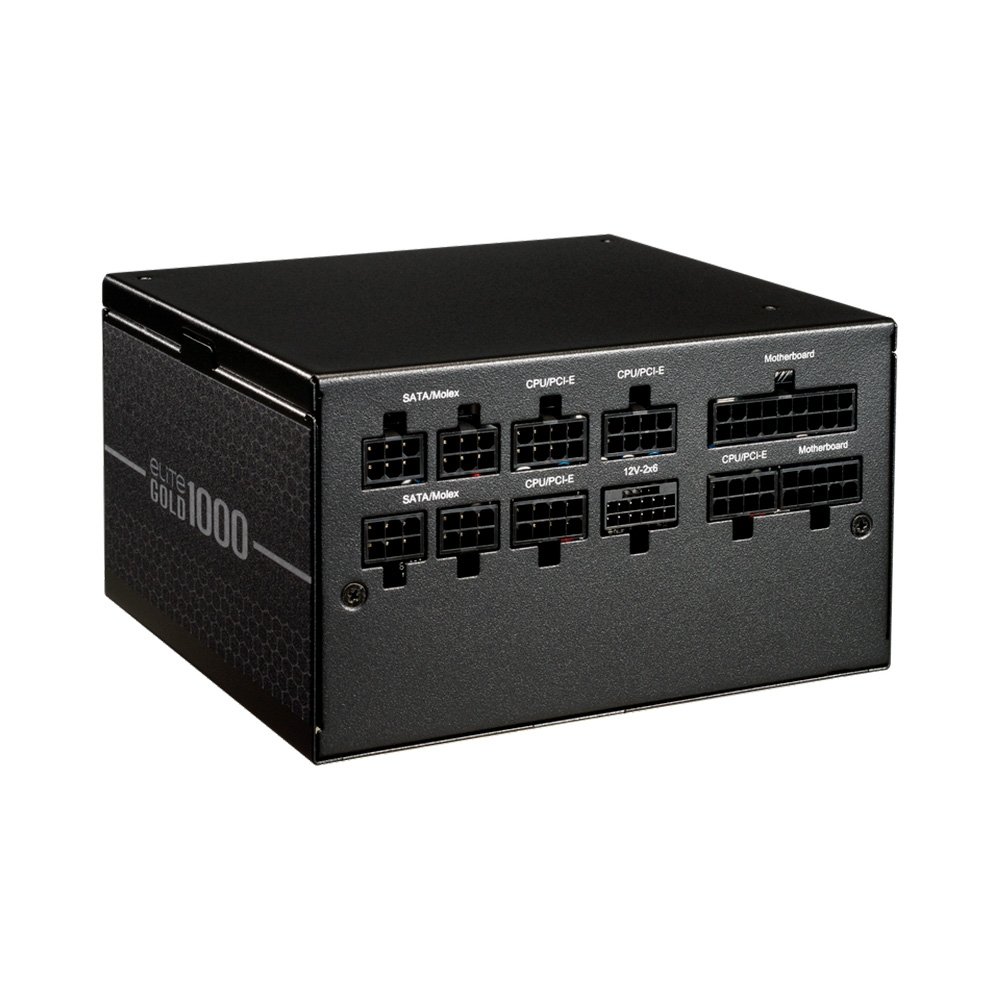 Fonte Cooler Master Elite Gold, 1000W, 80 Plus Gold, Modular, PFC Ativo, Preta - MPW-A001-AFAG-BBR - view 4