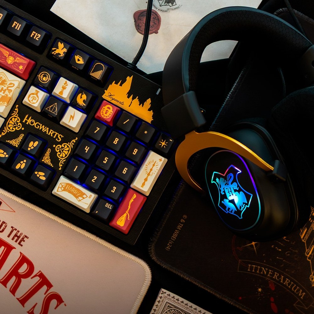 Headset Gamer ( Balão.info) Harry Potter Zeus 7.1, Edição Especial, Preto e Dourado - ( Balão.info)-510 RGB - foto 9