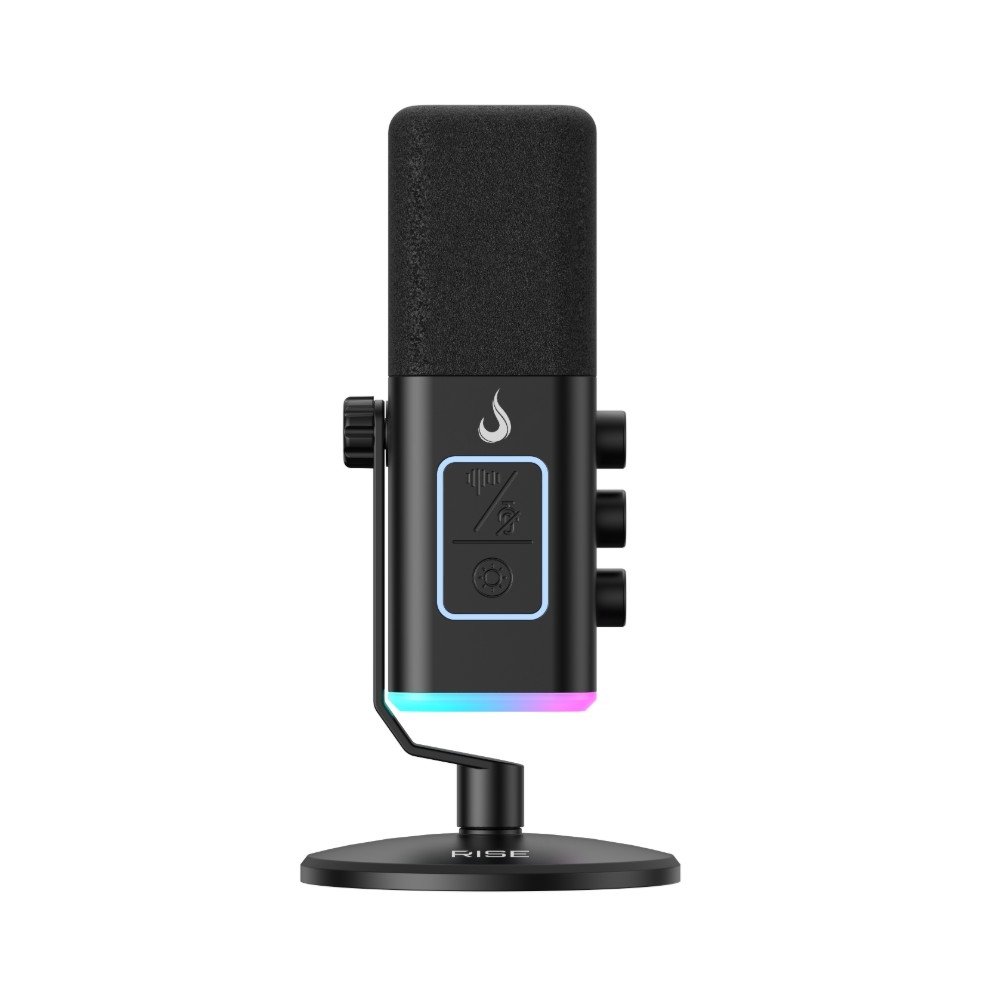 Microfone Gamer De Mesa ( Balão.info) Noisy Cube 01, RGB, USB, Preto - RM-MNC-01-B - foto 2