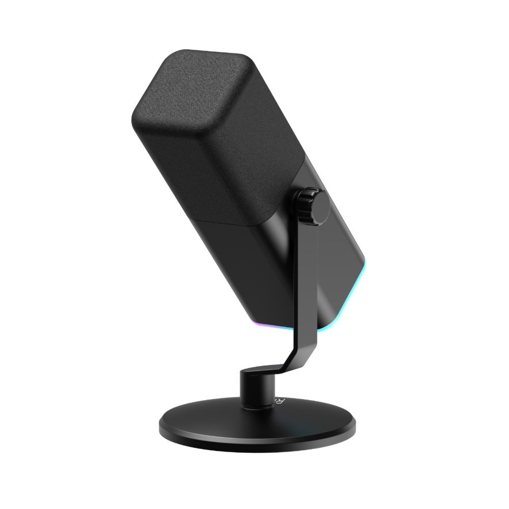 Microfone Gamer De Mesa Rise Mode Noisy Cube 01, RGB, USB, Preto - RM-MNC-01-B - view 6