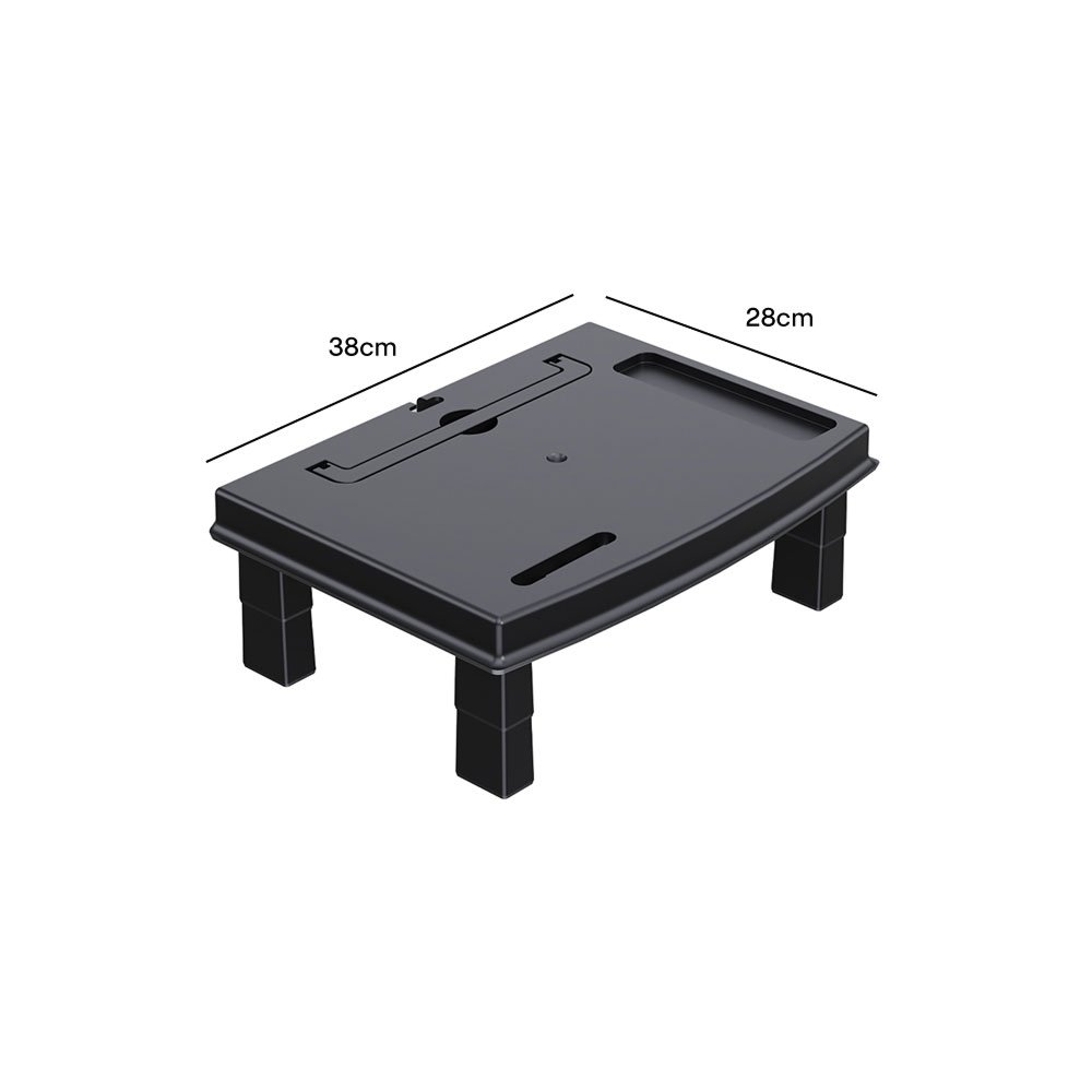 Imagem 5 de 7 do produto Suporte Ergonômico para Monitor e Notebook Reliza Ergonew 4, Ajuste com 4 Níveis de Altura, Preto - 11380
