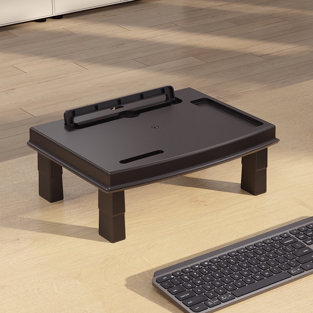 Imagem 7 de 7 do produto Suporte Ergonômico para Monitor e Notebook Reliza Ergonew 4, Ajuste com 4 Níveis de Altura, Preto - 11380
