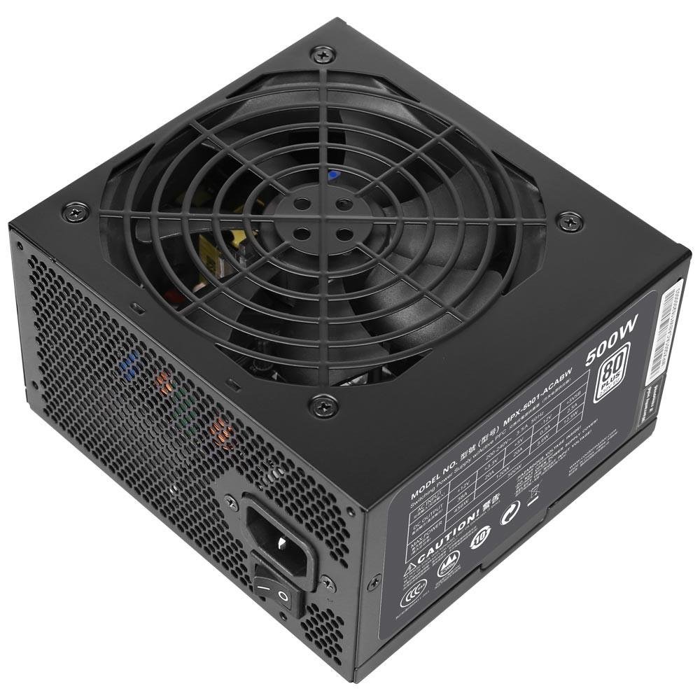 Imagem 4 de 6 do produto Fonte Cooler Master ATX 500W 80 Plus White MasterWatt Lite - MPX-5001-ACAAW-WO