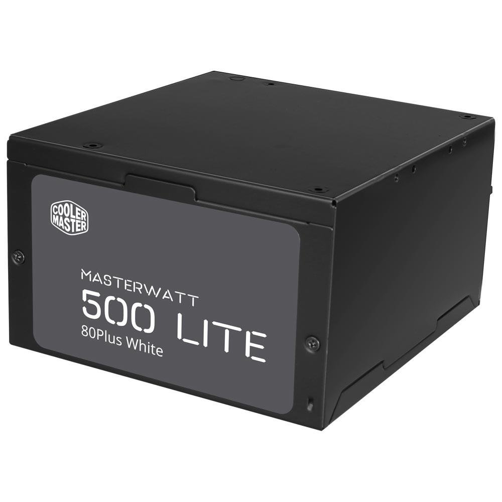 Imagem 6 de 6 do produto Fonte Cooler Master ATX 500W 80 Plus White MasterWatt Lite - MPX-5001-ACAAW-WO