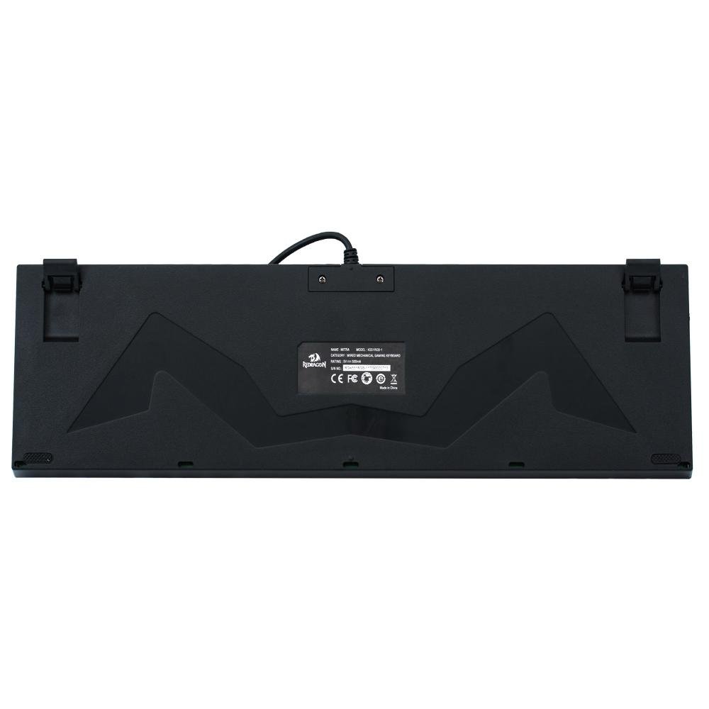 Imagem 5 de 5 do produto Teclado Gamer Redragon Mecânico Mitra com Anti-Ghost K551 RGB, Switch Outemu Red, ABNT2, Preto - K551RGB-1 (PT-RED)