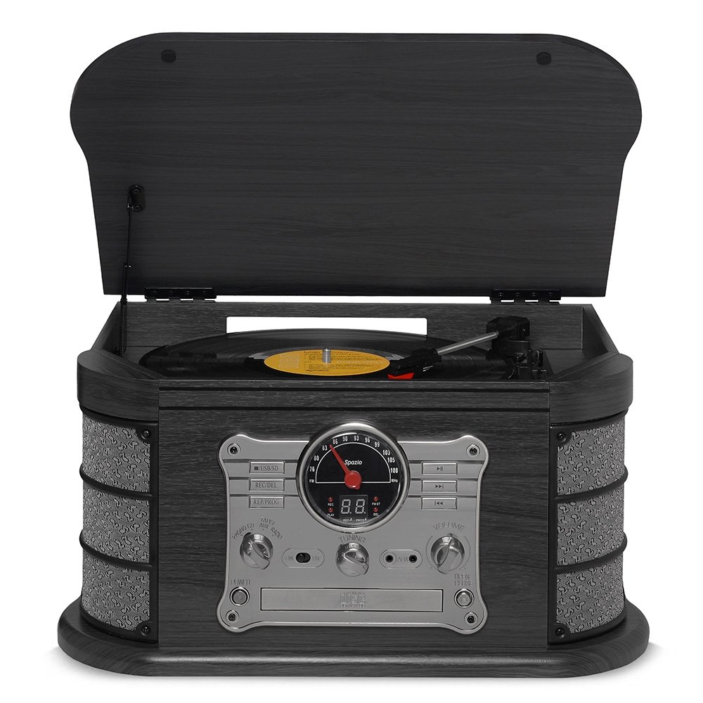 Vitrola Raveo Spazio, Bluetooth 25W, Preto - SPAZIO BLACK  25WATTS - view 2