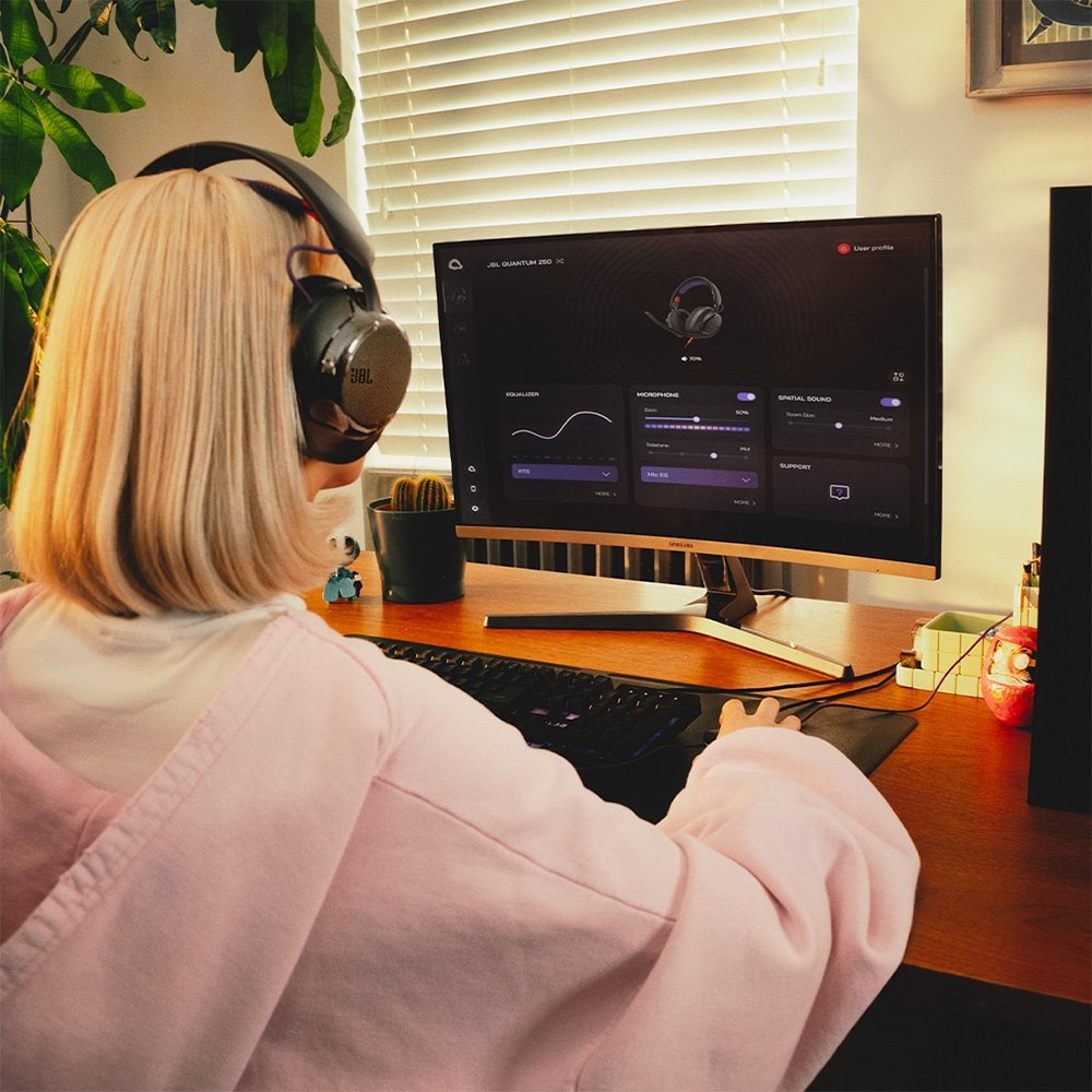 Imagem 12 de 12 do produto Headset Gamer JBL Quantum 250, Com Micicrofone, Preto - JBLQTUM250BLK