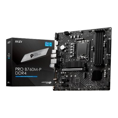 Placa-Mãe MSI PRO B760M-P, Intel B760, DDR4
