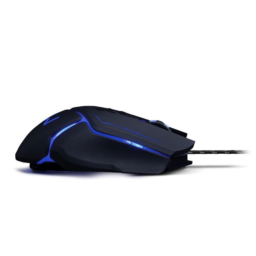 Imagem 7 de 8 do produto Mouse Gamer Warrior 3200DPI 7 Botões Preto com LED - MO261
