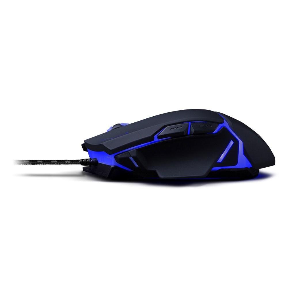 Imagem 8 de 8 do produto Mouse Gamer Warrior 3200DPI 7 Botões Preto com LED - MO261