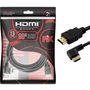 Cabo HDMI 2.0 4K PIX, 2 Metros, 19 Pinos, Plug 90 Graus - 018-3322