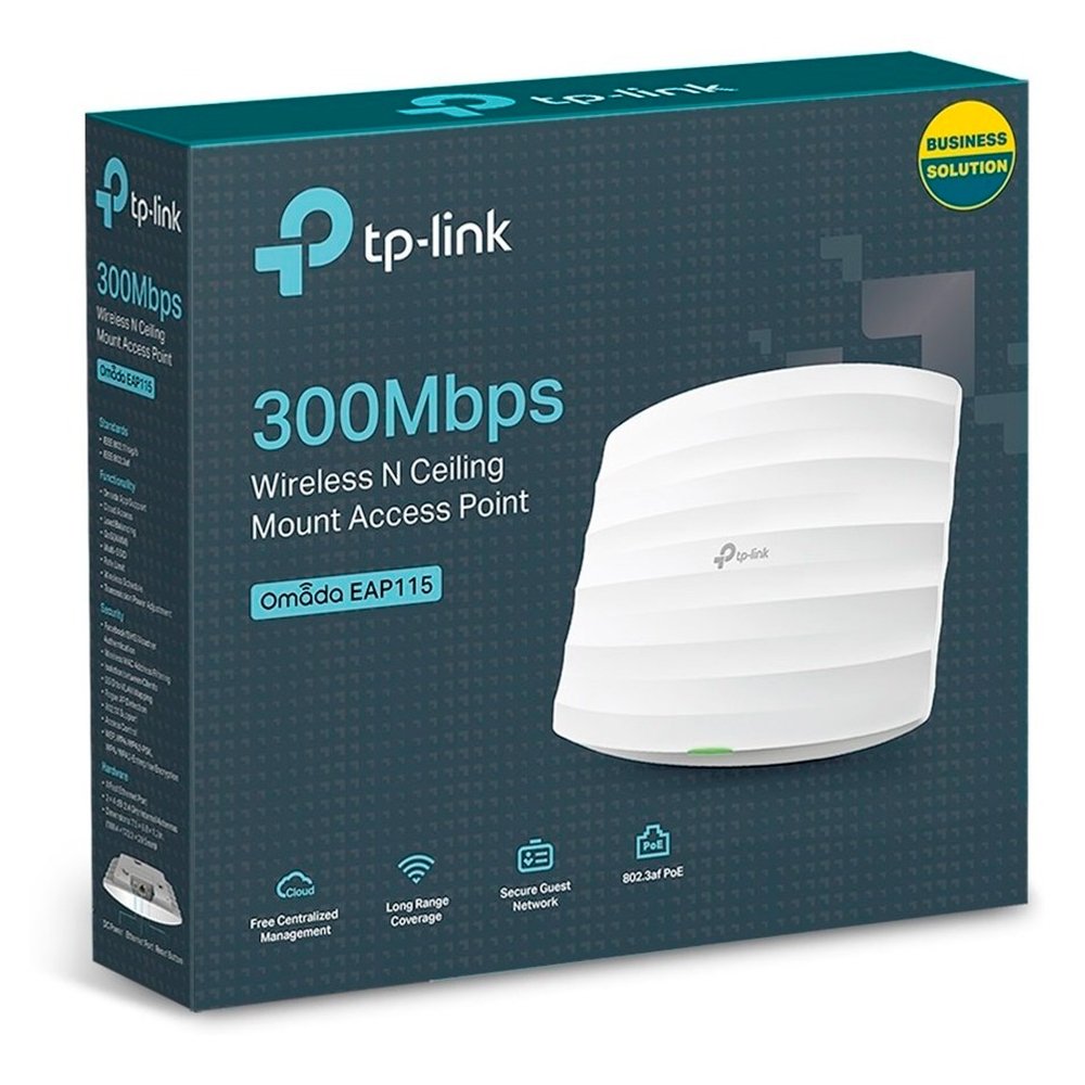 Imagem 5 de 5 do produto Access Point TP-Link Wireless N, 300Mbps, Montável em Teto - EAP115