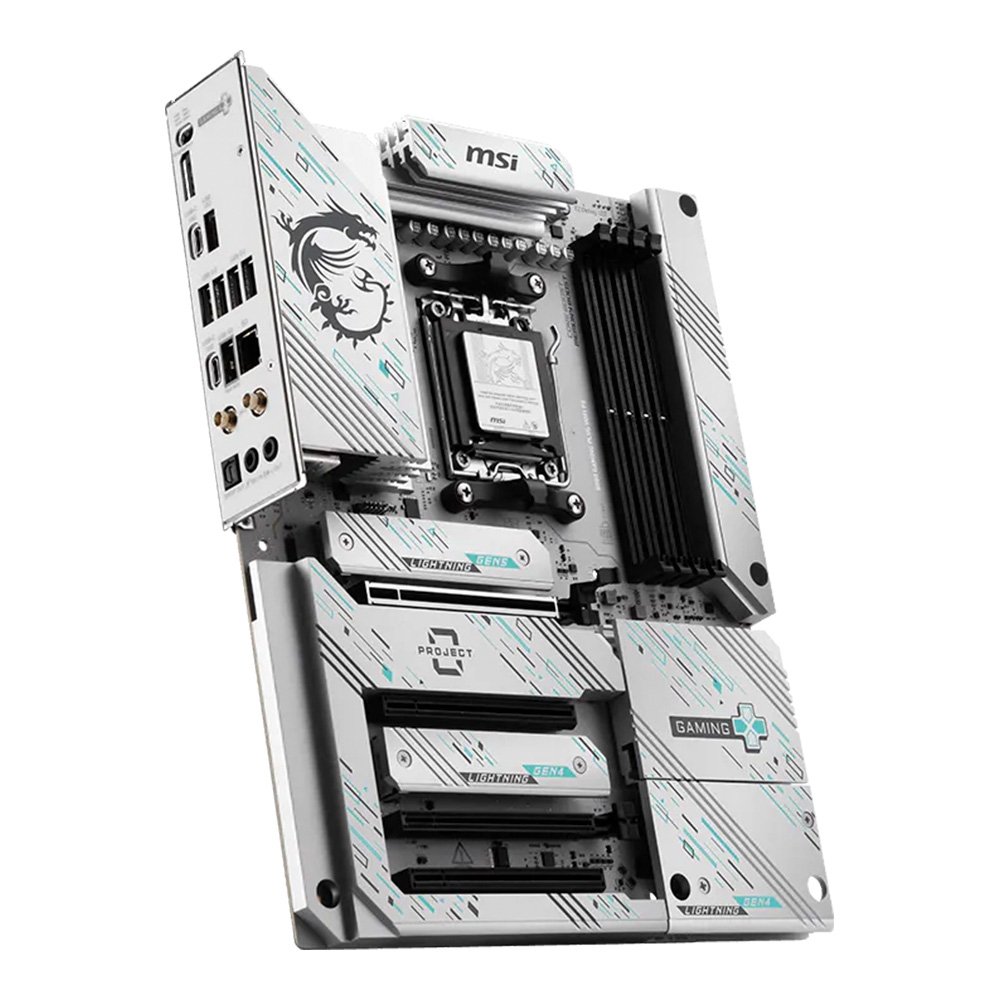 Placa-Mãe MSI B850 GAMING PLUS WIFI PZ, Intel, LGA 1851, ATX, DDR5, Wi-Fi - B850 GAMING PLUS WIFI PZ - view 3