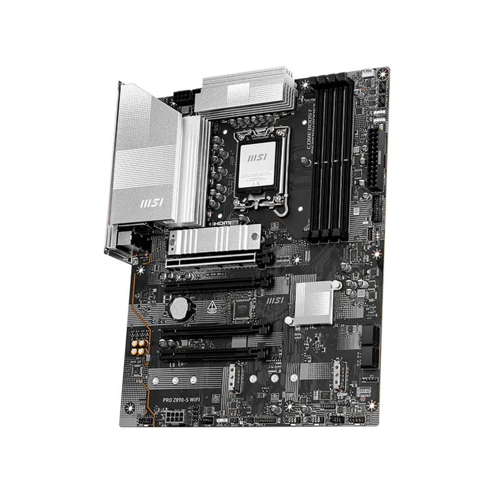 Placa-Mãe MSI PRO Z890-S WIFI, Intel, LGA 1851, ATX, DDR5, Wi-Fi - Z890SWIFI - view 2