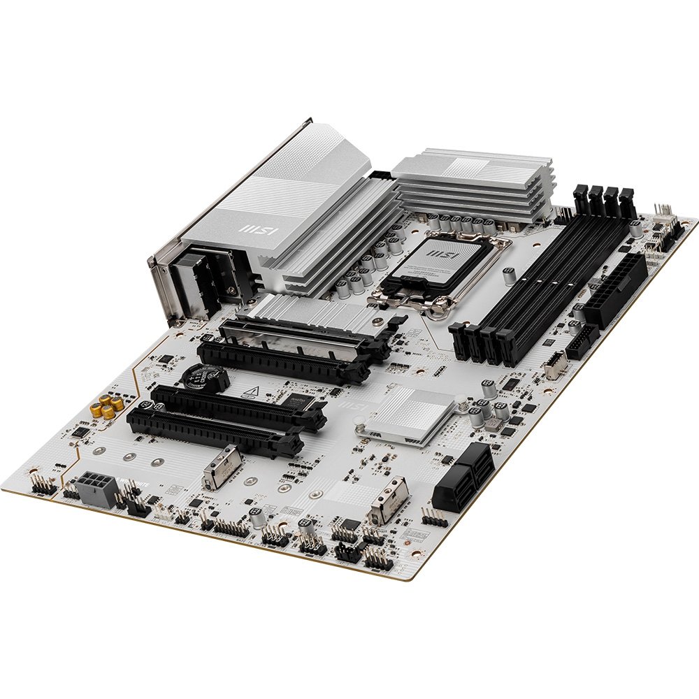 Placa-Mãe MSI PRO Z890-S WIFI, Intel, LGA 1851, ATX, DDR5, Wi-Fi, Branca - Z890SWHITEWIFI - view 4