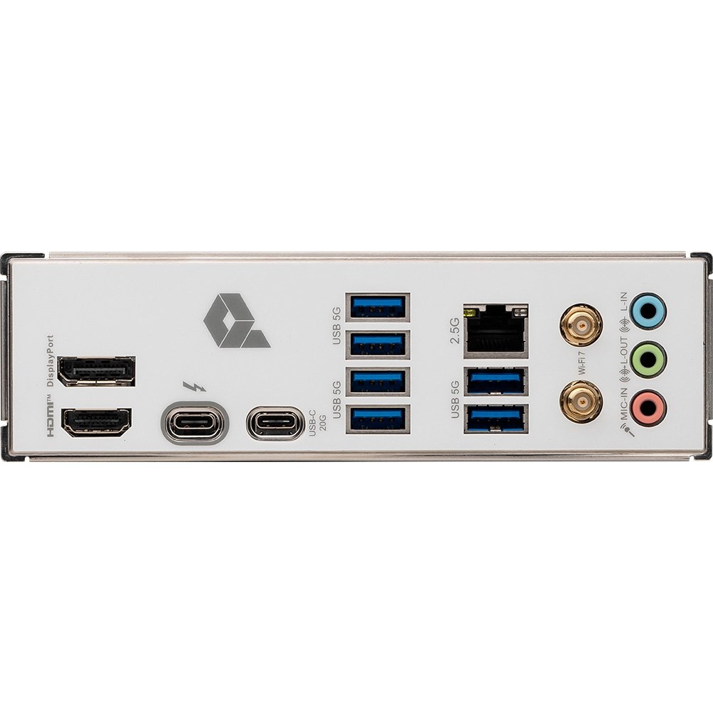 Placa-Mãe MSI PRO Z890-S WIFI, Intel, LGA 1851, ATX, DDR5, Wi-Fi, Branca - Z890SWHITEWIFI - view 5