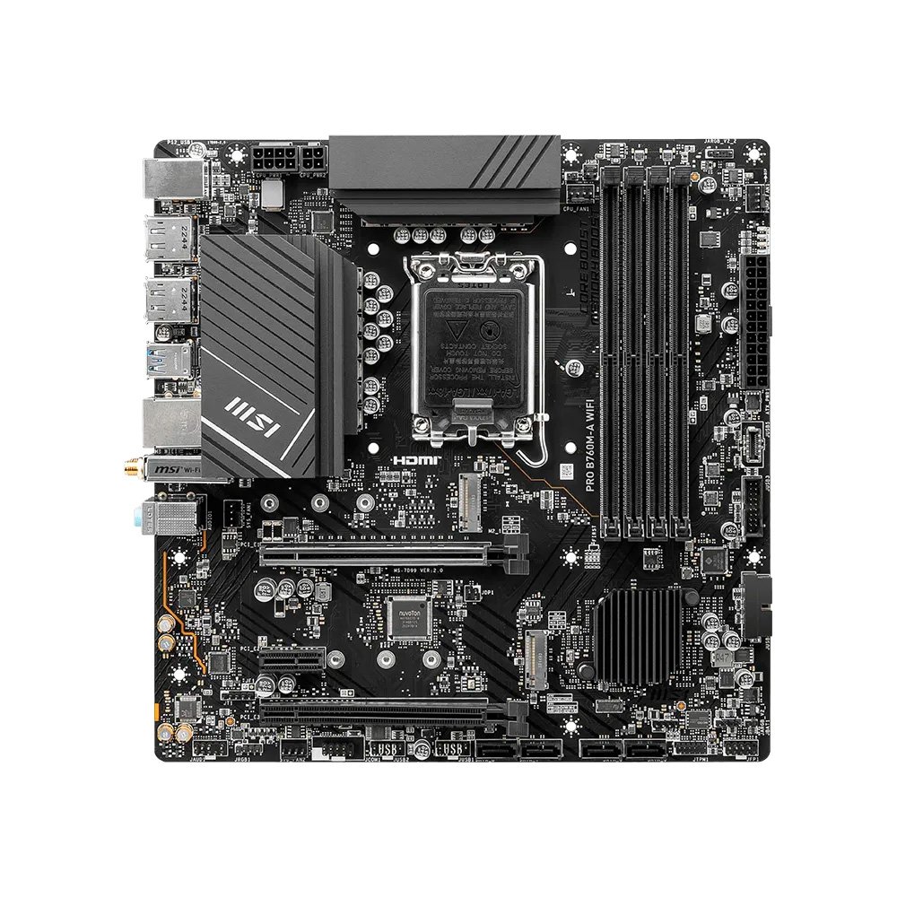 Placa-Mãe MSI PRO B760M-A WIFI DDR5 | KaBuM!