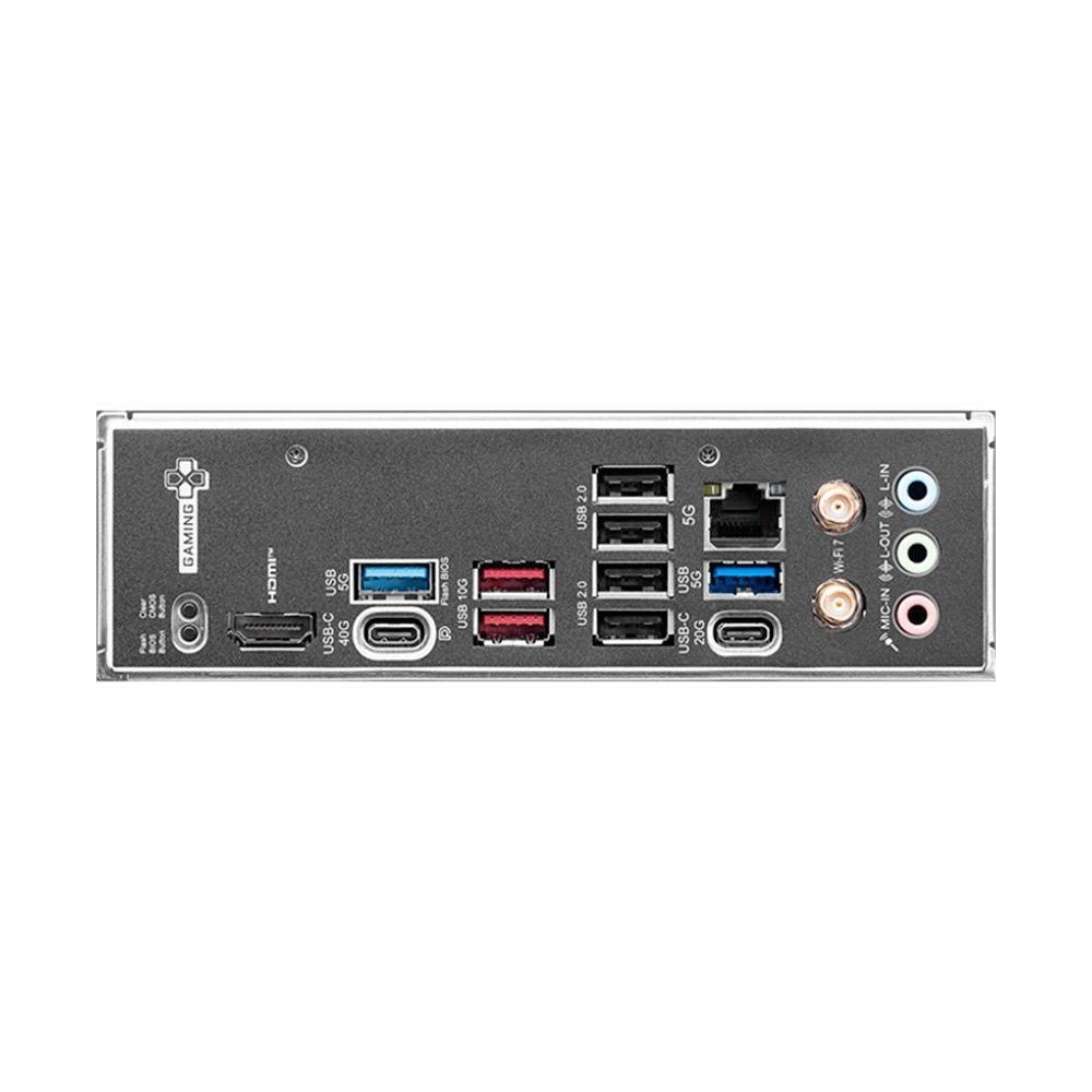 Imagem 4 de 5 do produto Placa-Mãe MSI X870 GAMING PLUS WIFI, AMD, AM5, ATX, DDR5, Wi-Fi - X870GAMINGPLUSWIFI