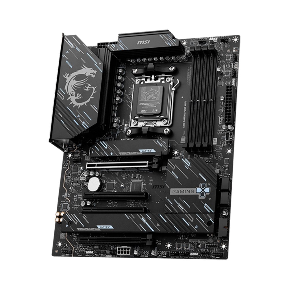 Placa-Mãe MSI X870 GAMING PLUS WIFI, AMD, AM5, ATX, DDR5, Wi-Fi - X870GAMINGPLUSWIFI 4