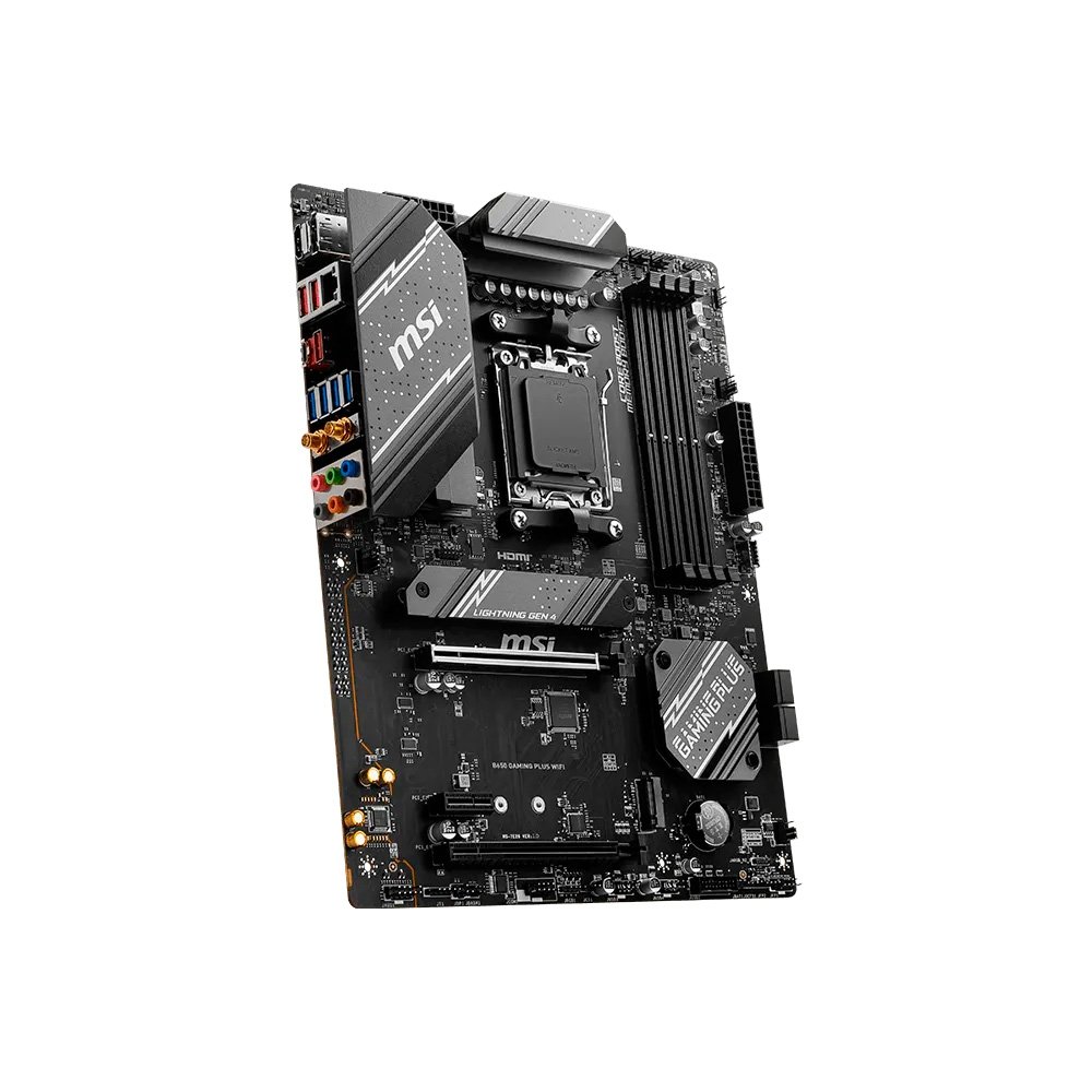 Imagem 3 de 5 do produto Placa-Mãe MSI B650 GAMING PLUS WIFI, AMD, AM5, ATX, DDR5, Wi-Fi - B650GPWIFI