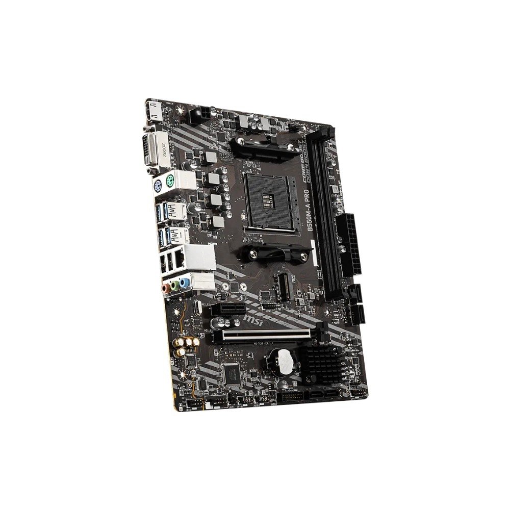 Imagem 3 de 5 do produto Placa-Mãe MSI B550M-A PRO, AMD, AM4, Micro-ATX, DDR4 - B550MAPRO
