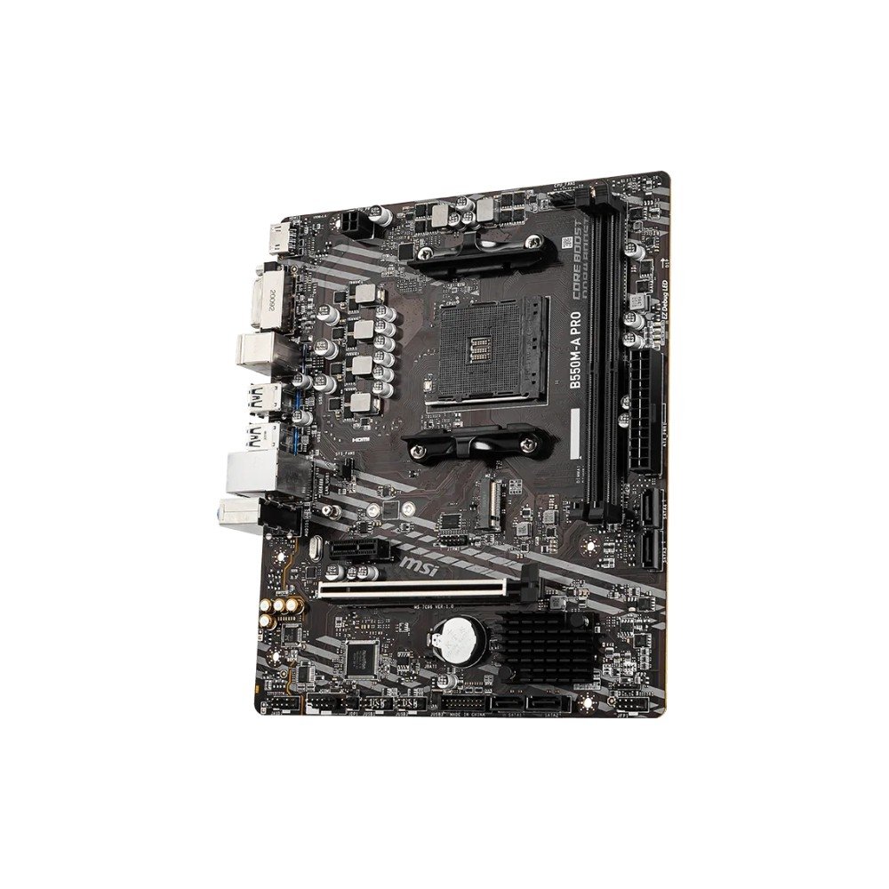 Imagem 2 de 5 do produto Placa-Mãe MSI B550M-A PRO, AMD, AM4, Micro-ATX, DDR4 - B550MAPRO