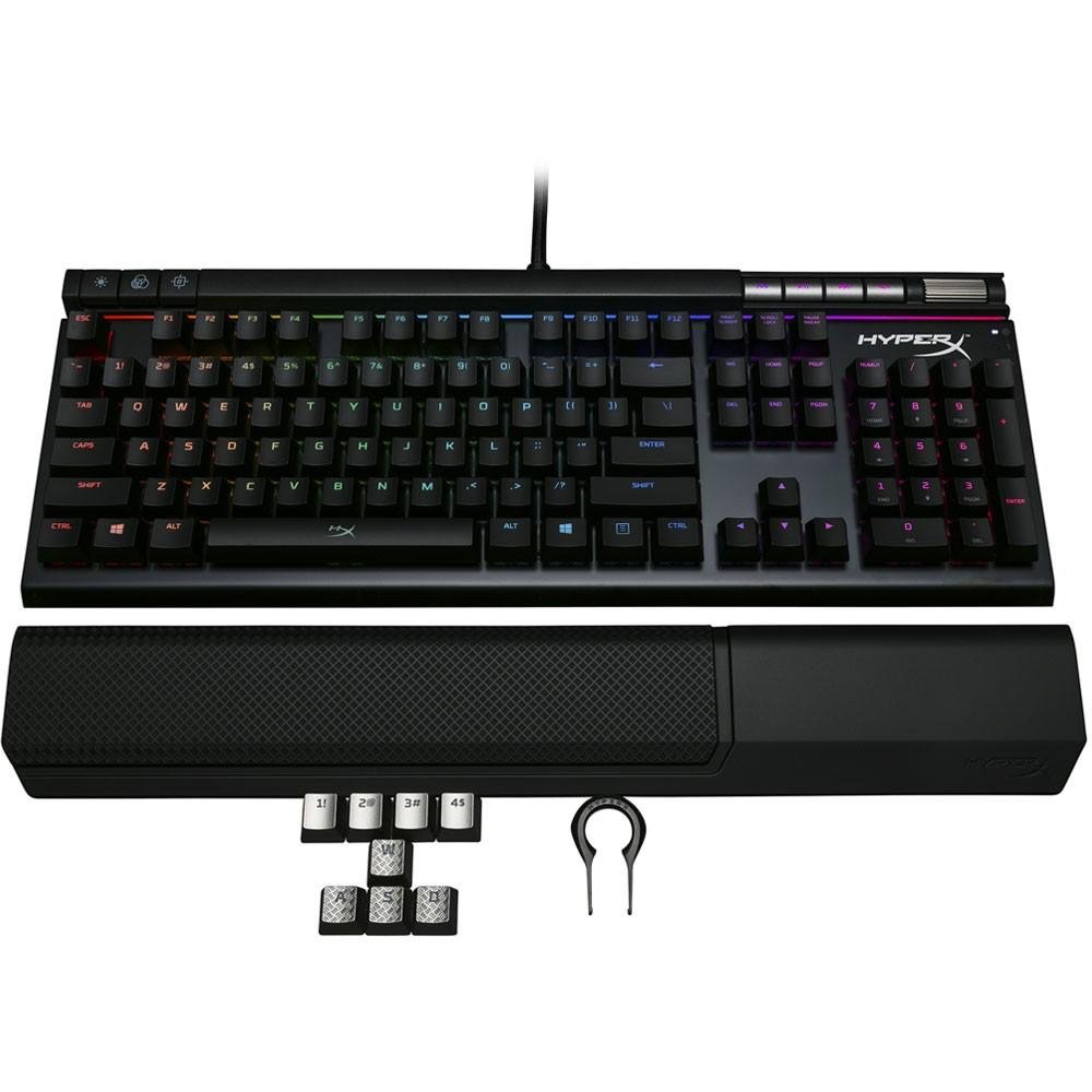Teclado Mecânico Gamer HyperX Alloy Elite RGB, Switch Cherry MX Blue, US - HX-KB2BL2-US/R2 Teclado Mecânico Gamer HyperX Alloy Elite RGB, Switch Cherry MX Blue, US - HX-KB2BL2-US/R2