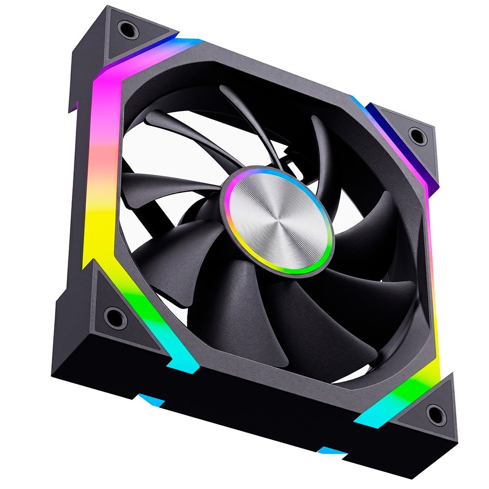 Imagem 4 de 6 do produto Ventoinha Rise Mode Magneto X, 120mm, ARGB, Preto - RM-MAX-ARGB-B