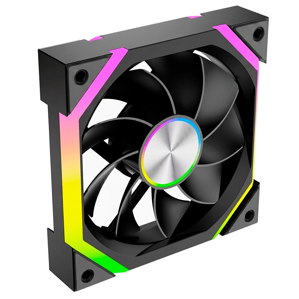 Imagem 5 de 6 do produto Ventoinha Rise Mode Magneto X Reverse, 120mm, ARGB, Preto - RM-MAX-ARGB-B-RV