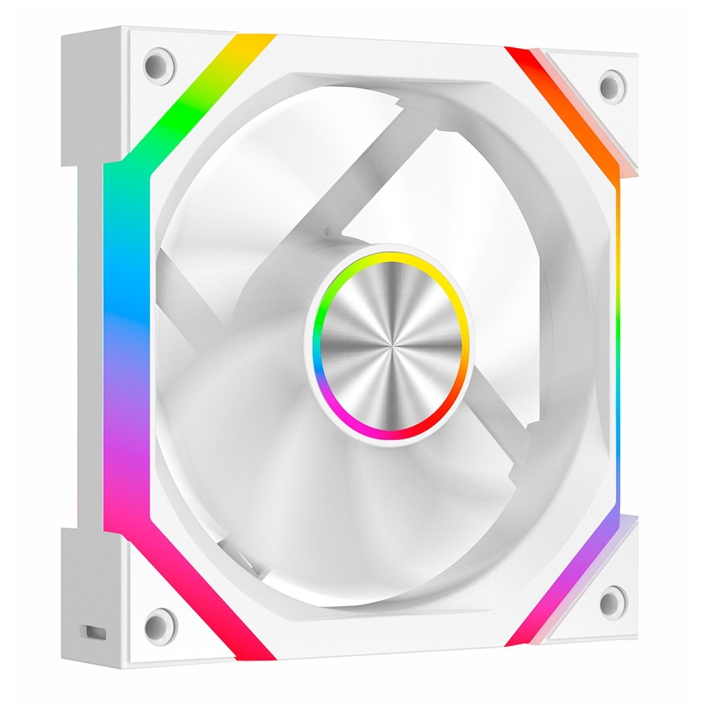 Imagem 3 de 6 do produto Ventoinha Rise Mode Magneto X Reverse, 120mm, ARGB, Branco - RM-MAX-ARGB-W-RV