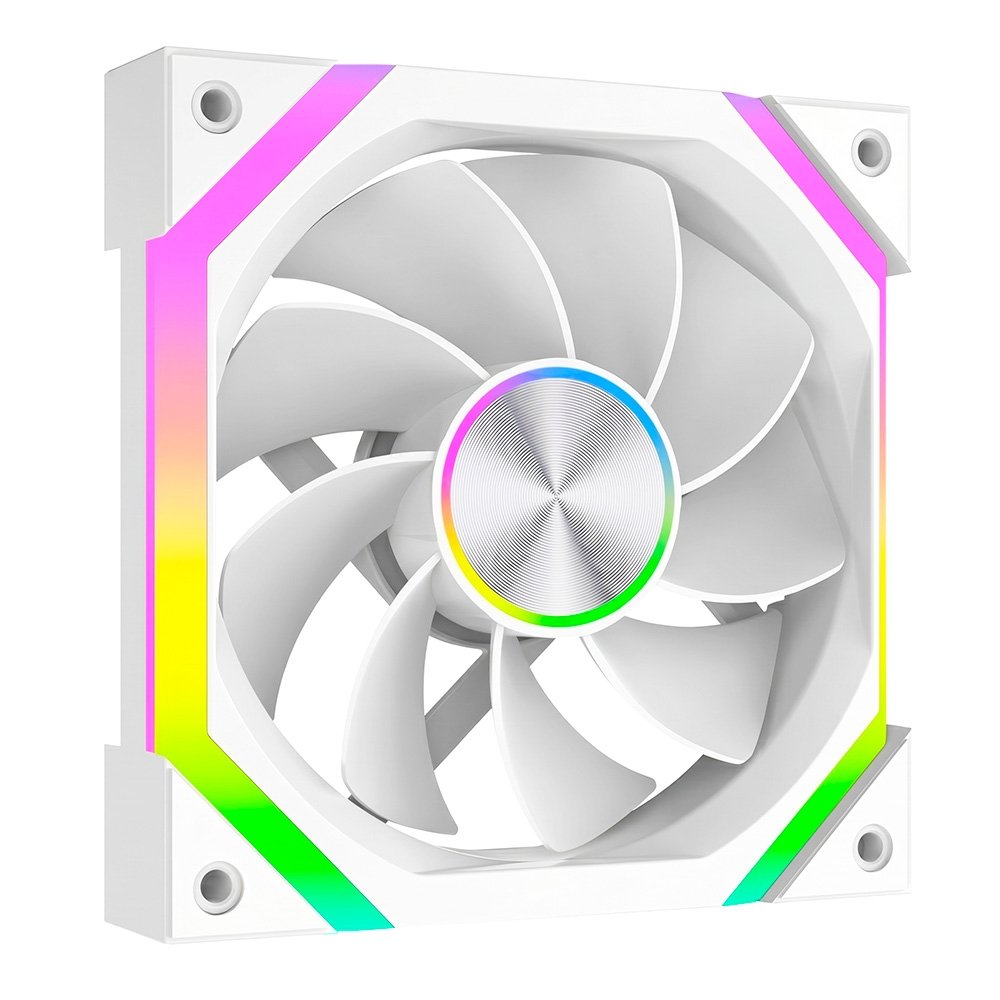 Imagem 4 de 6 do produto Ventoinha Rise Mode Magneto X Reverse, 120mm, ARGB, Branco - RM-MAX-ARGB-W-RV