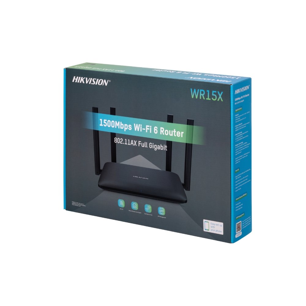 Roteador Wireless Hikvision DS-3WR15X, Wi-Fi 6, 1500 Mbps, Dual-Band, 4 Antenas - 026481-5 - view 6