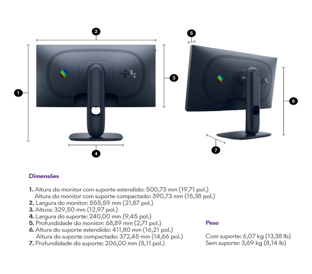 Monitor Gamer Alienware 25 320Hz Aw2525hm KaBuM