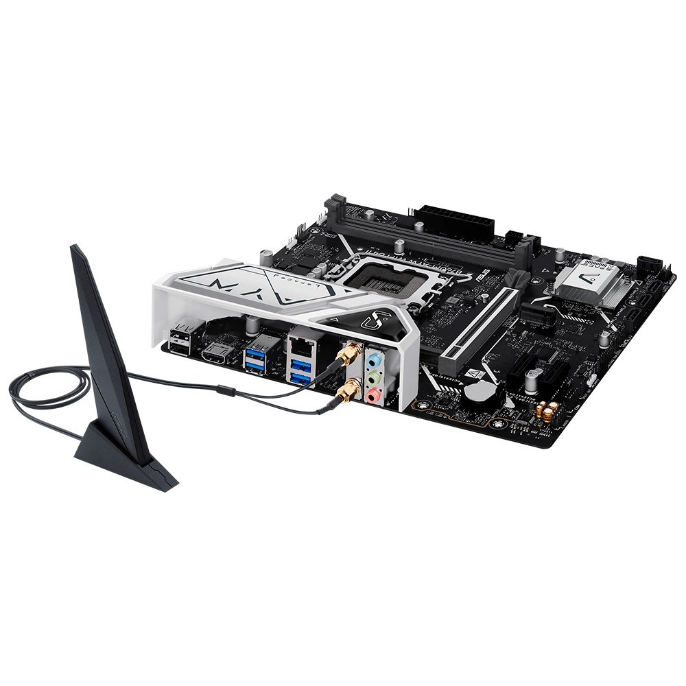 Placa-Mãe ASUS B760M-AYW WIFI D4 II, Intel LGA 1700, mATX, DDR4, Wi-Fi 6, Preto - 90MB1MG0-M0EAY0 - view 7