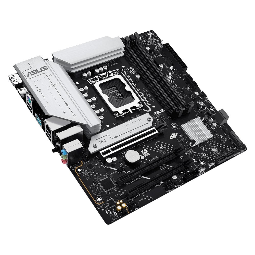 Imagem 6 de 10 do produto Placa-Mãe ASUS PRIME B760M-A II, Intel LGA 1700, mATX, DDR5, Preto - 90MB1NG0-M0EAY0