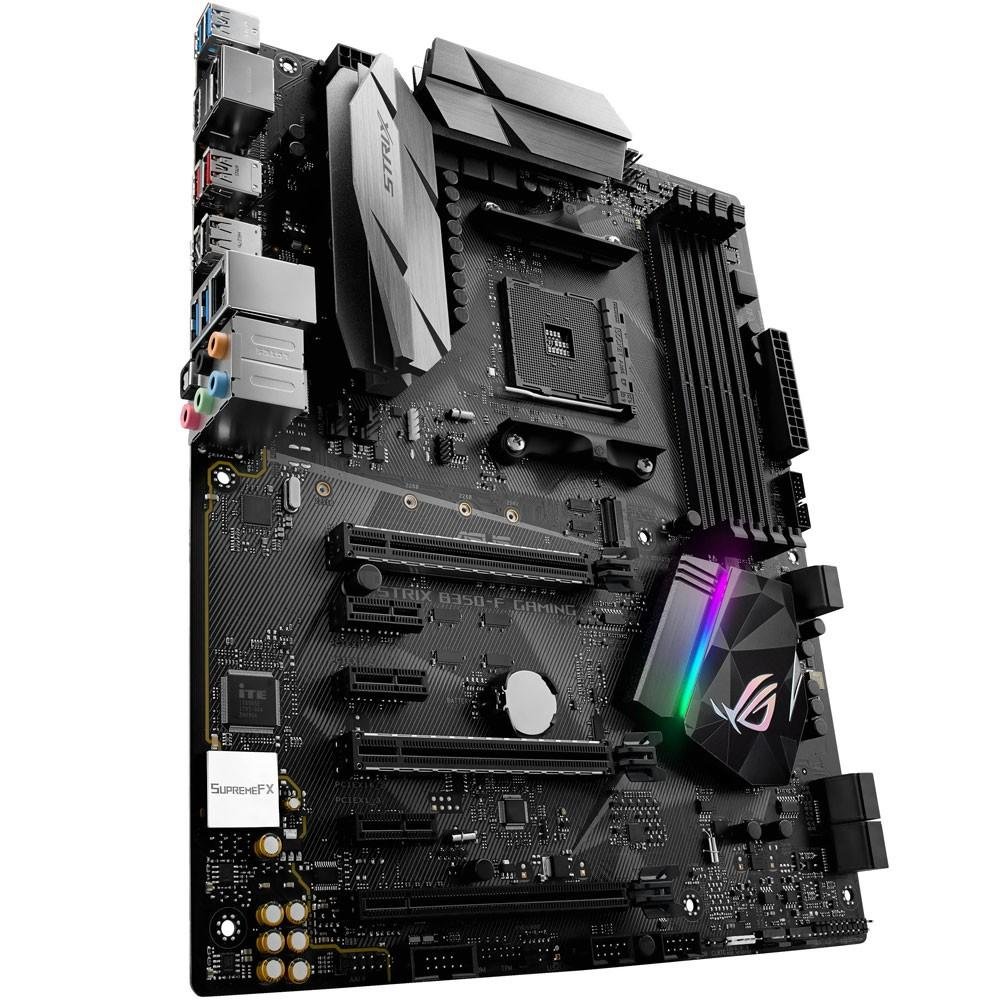 Imagem 3 de 6 do produto Placa-Mãe Asus ROG Strix B350-F Gaming, AMD AM4, ATX, DDR4