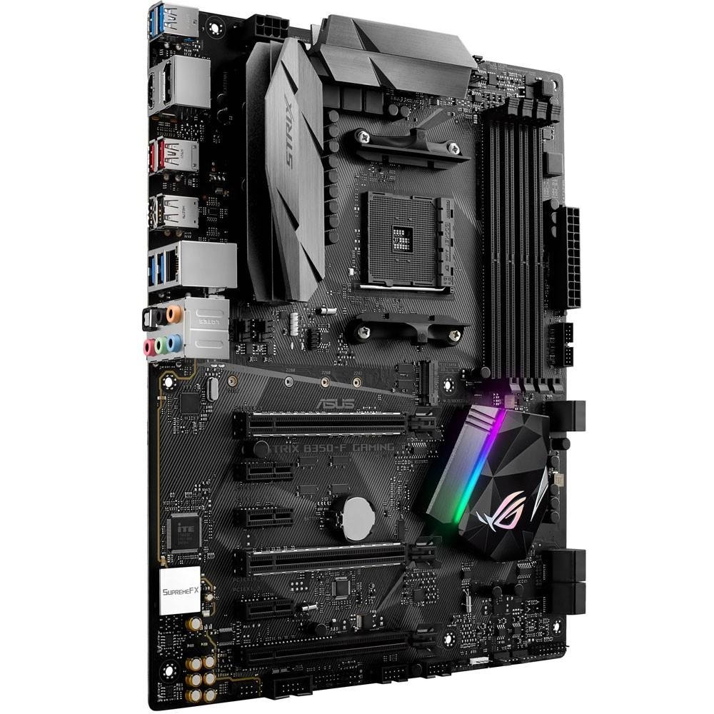 Imagem 5 de 6 do produto Placa-Mãe Asus ROG Strix B350-F Gaming, AMD AM4, ATX, DDR4