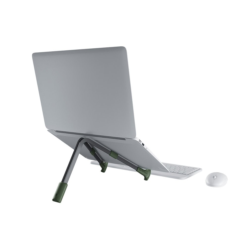 Imagem 4 de 5 do produto Suporte para Notebook e Tablet Octoo LiteStand Note, Titanium e Verde - 9566